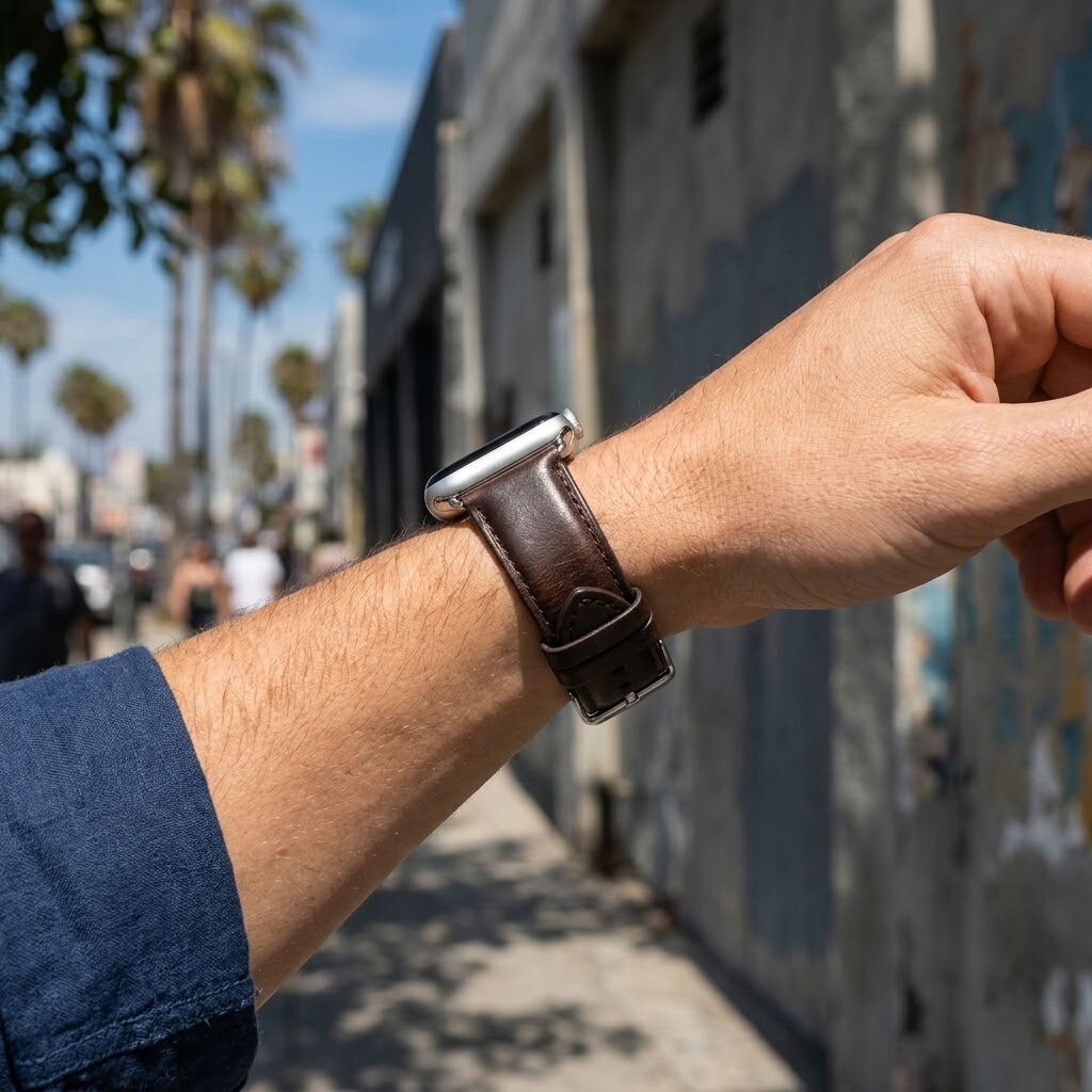 Modern Leather Strap Anhem