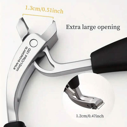 Modern Stainless Steel Nail Clipper with Concave Blade DailySale