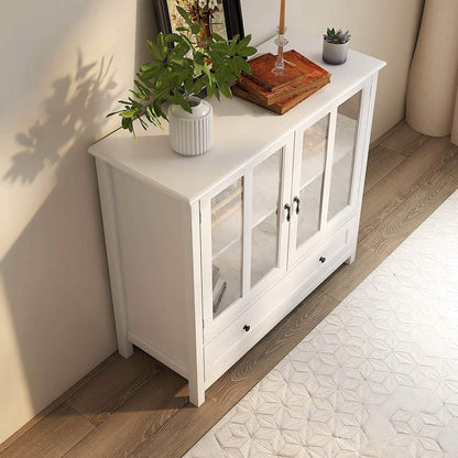 Modern Storage Cabinet with Metal Handles DailySale