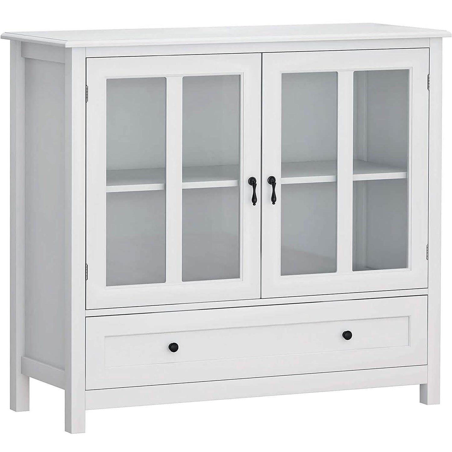 Modern Storage Cabinet with Metal Handles DailySale