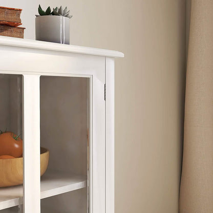 Modern Storage Cabinet with Metal Handles DailySale