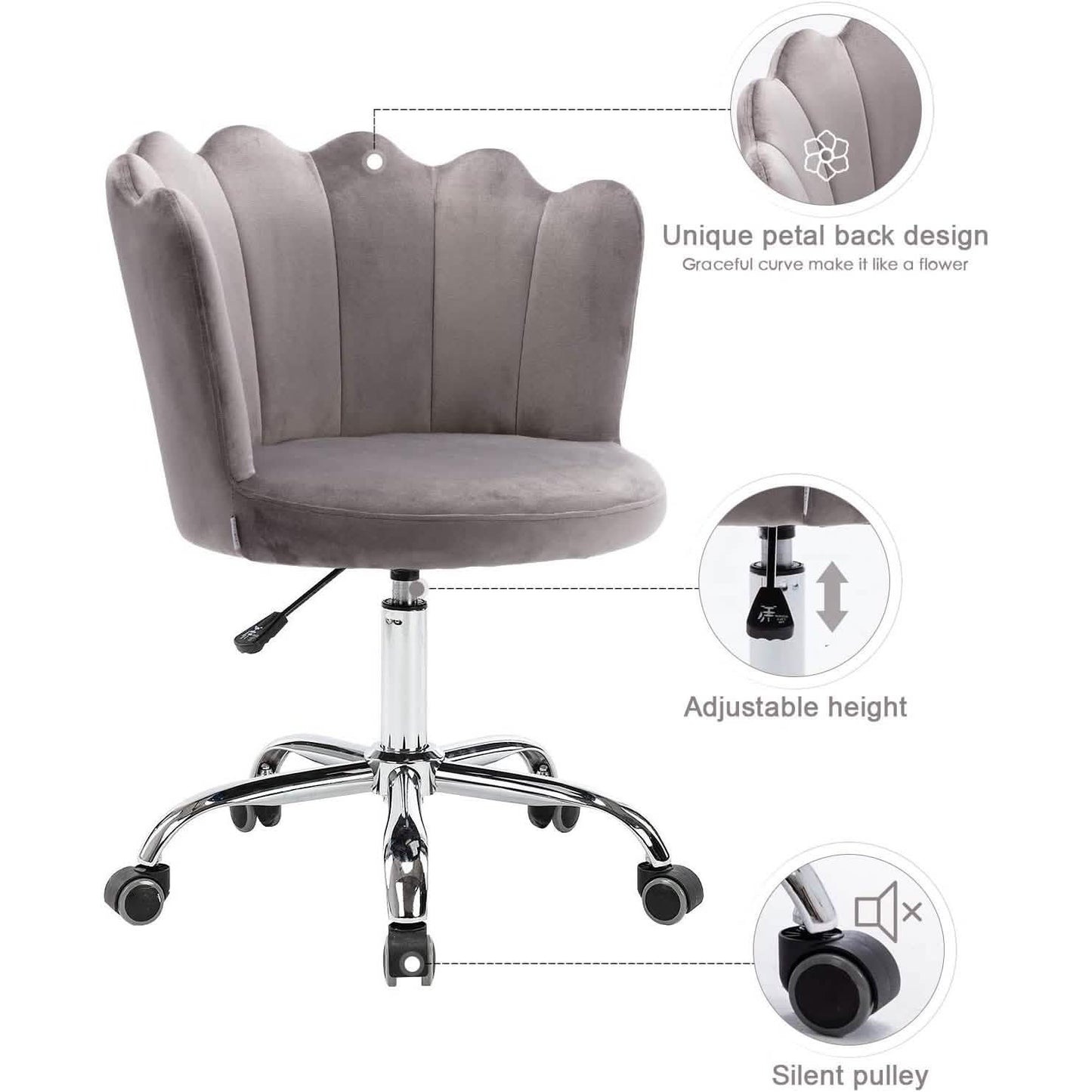Modern Swivel Shell Chair DailySale