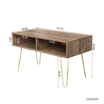 Modern Wood TV Stand Console Table DailySale