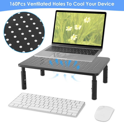 Monitor Stand Riser 3 Height Adjustable Desk DailySale