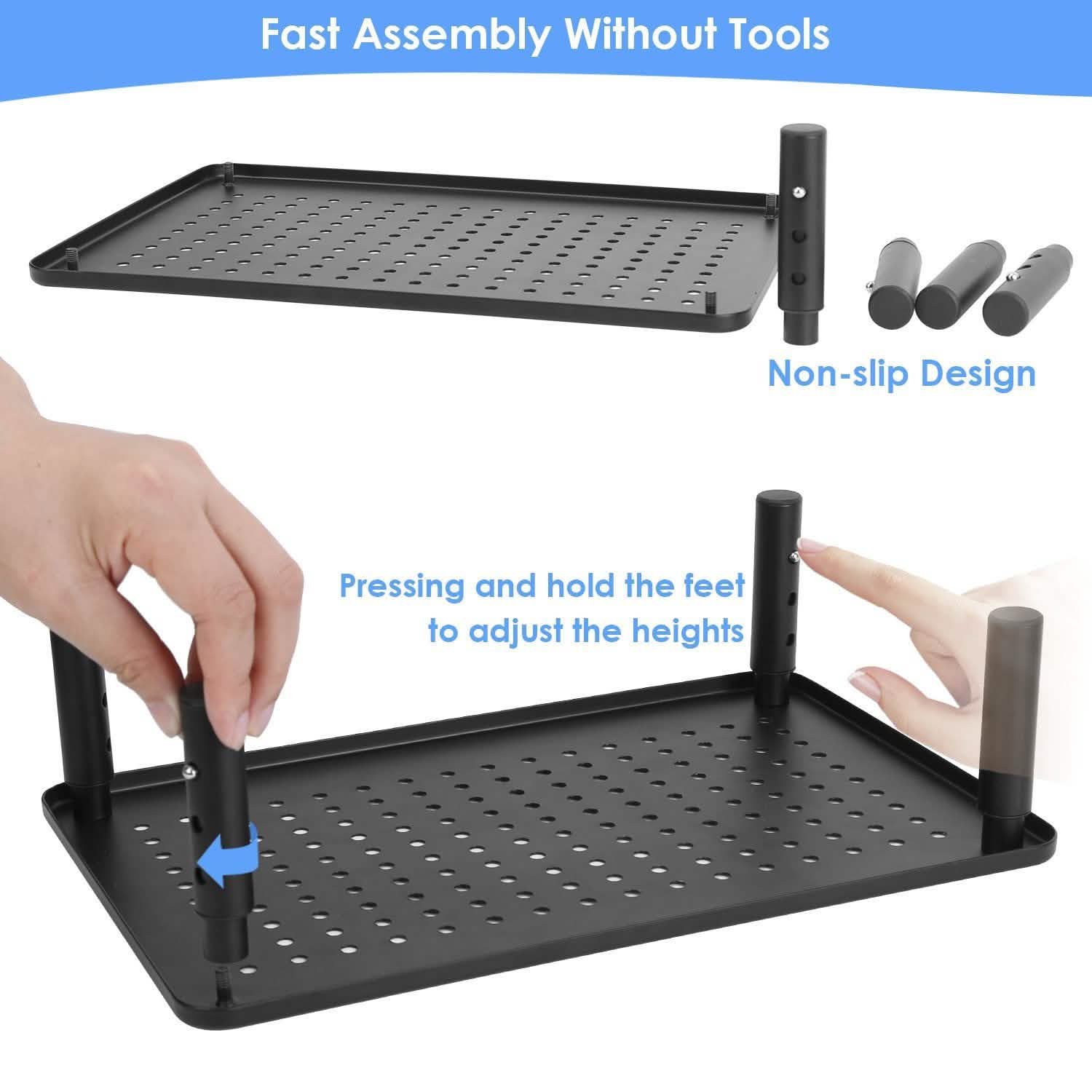 Monitor Stand Riser 3 Height Adjustable Desk DailySale