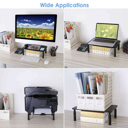 Monitor Stand Riser 3 Height Adjustable Desk DailySale