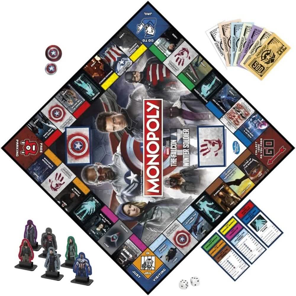 Monopoly Marvel Studios The Falcon and the Winter Soldier Edition DailySale