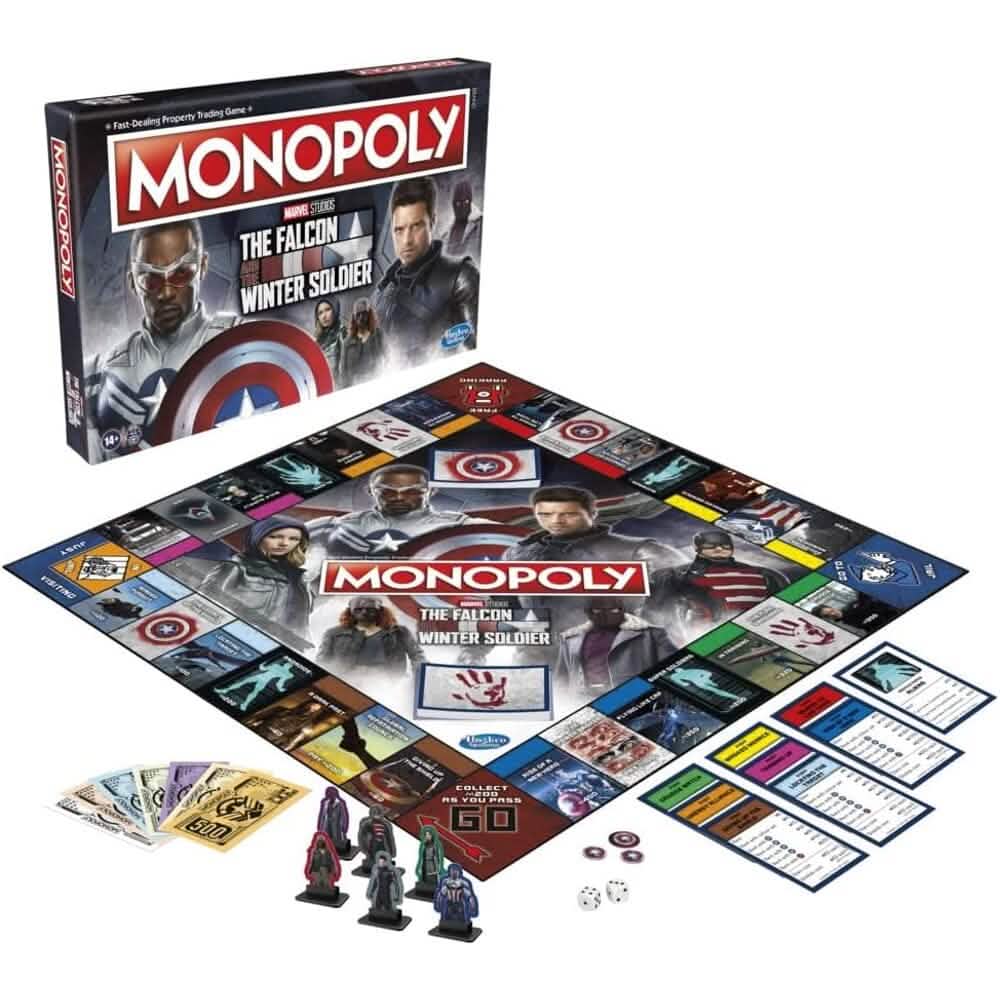 Monopoly Marvel Studios The Falcon and the Winter Soldier Edition DailySale