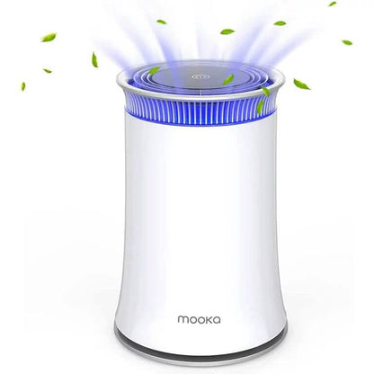 MOOKA Air Purifier for Rooms up to 540sqft with True HEPA & Activated Carbon Filters DailySale