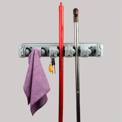Mop Holder Wall Mount Hanger Organizer Storage DailySale