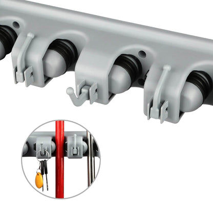 Mop Holder Wall Mount Hanger Organizer Storage DailySale