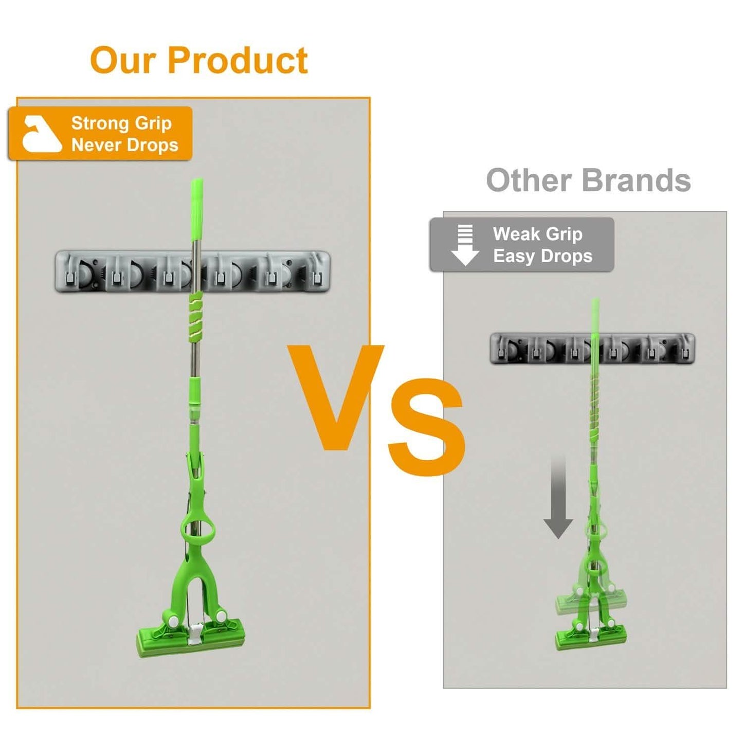 Mop Holder Wall Mount Organizer DailySale
