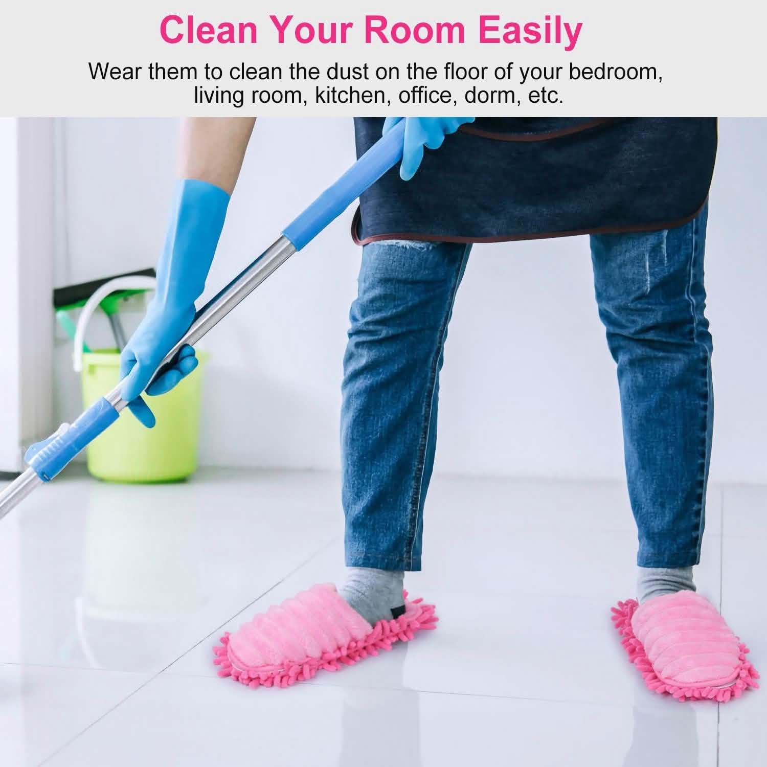 Mop Slippers Unisex Detachable DailySale