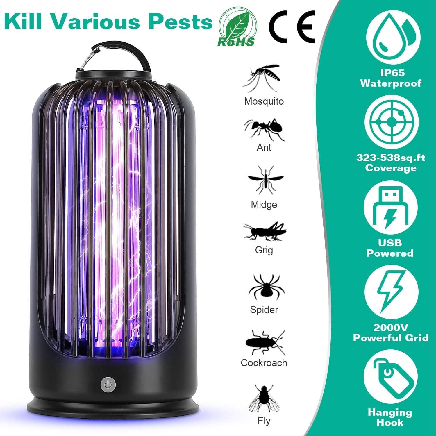 Mosquito Killer Lamp 2000V High Powered Pest Control DailySale