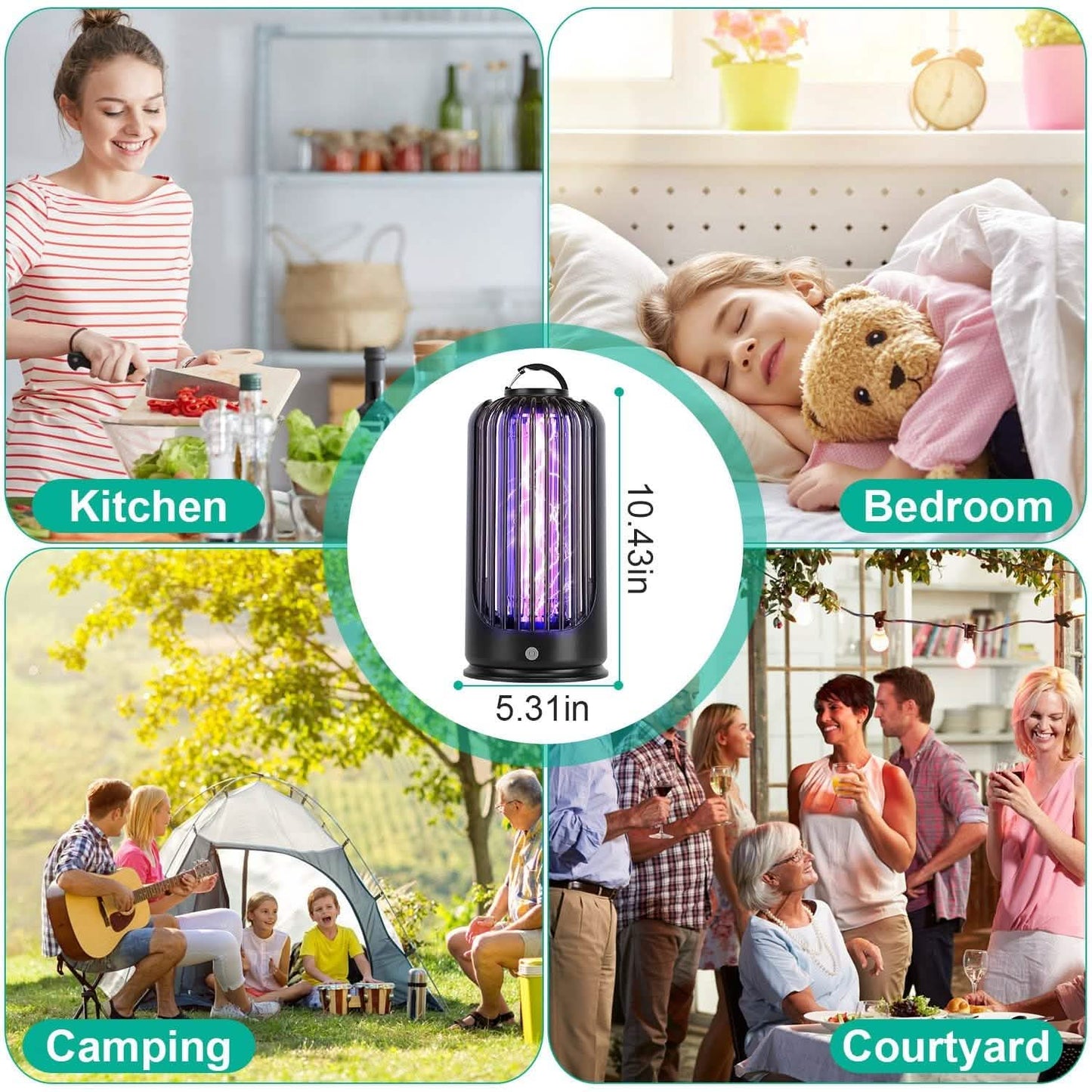 Mosquito Killer Lamp 2000V High Powered Pest Control DailySale