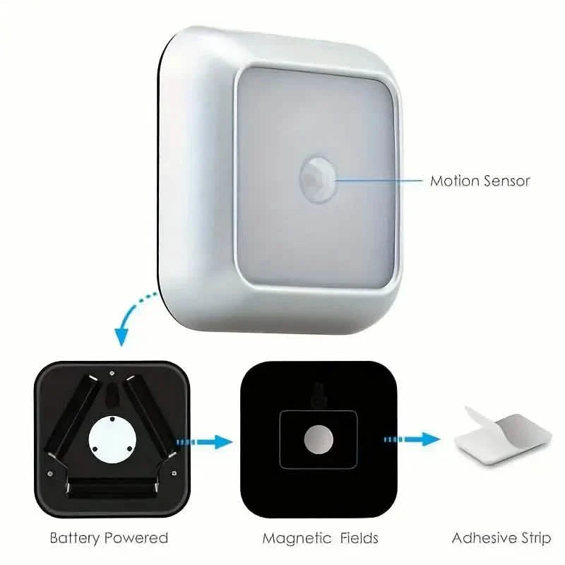 Motion Sensor Night Light, 6 LED Wall Lamp DailySale
