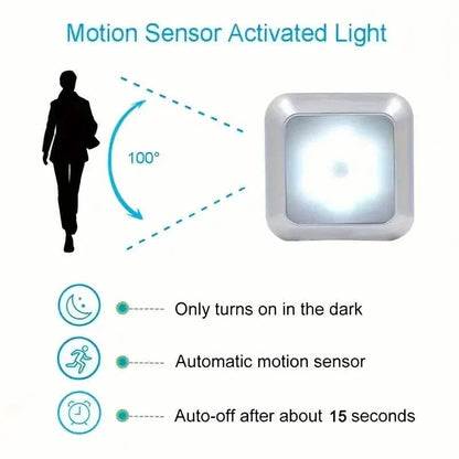 Motion Sensor Night Light, 6 LED Wall Lamp DailySale