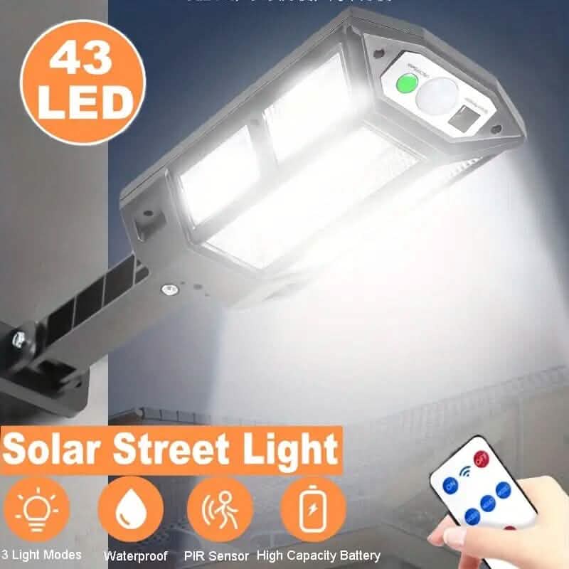 Motion Sensor Solar Powered Outdoor Lights 3 Modes with 43 LED Lamp Beads DailySale