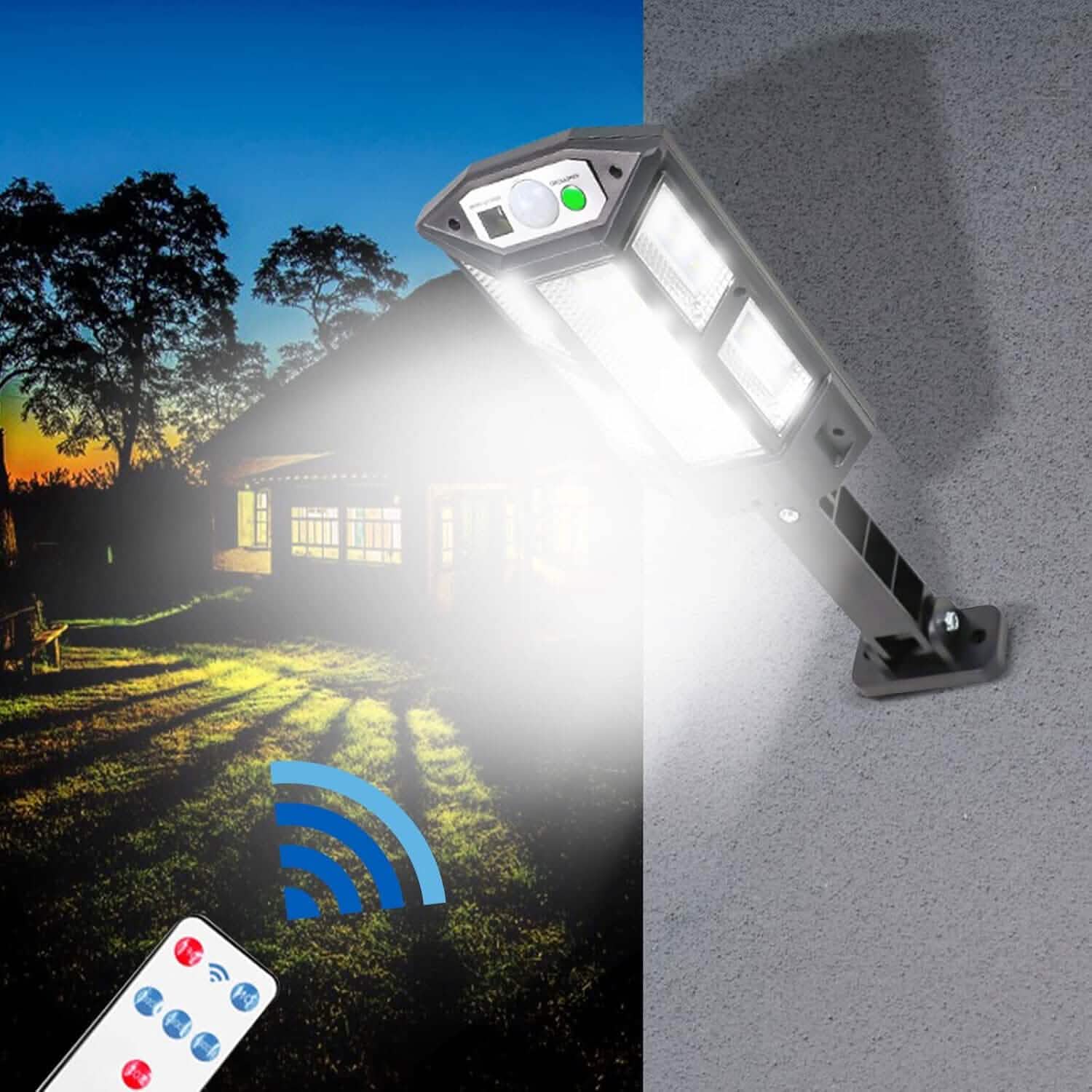 Motion Sensor Solar Powered Outdoor Lights 3 Modes with 43 LED Lamp Beads DailySale
