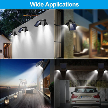 Motion Sensor Spotlights 2000lm Security Lights with Dual Head 360 Degree Rotatable DailySale