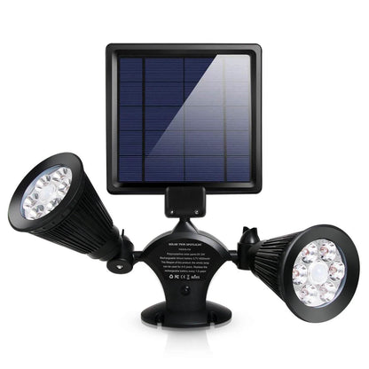 Motion Sensor Spotlights 2000lm Security Lights with Dual Head 360 Degree Rotatable DailySale