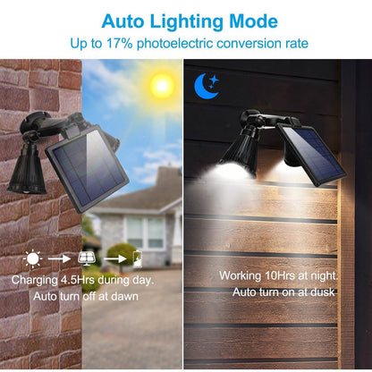 Motion Sensor Spotlights 2000lm Security Lights with Dual Head 360 Degree Rotatable DailySale