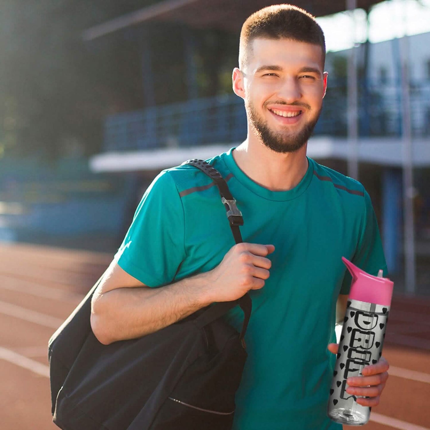Motivational Leak Proof 32 Oz Water Bottles With Removable Straw DailySale