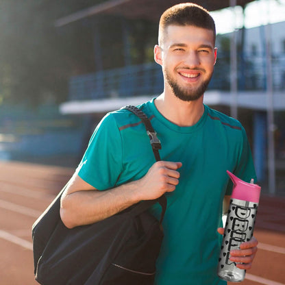Motivational Leak Proof 32 Oz Water Bottles With Removable Straw DailySale