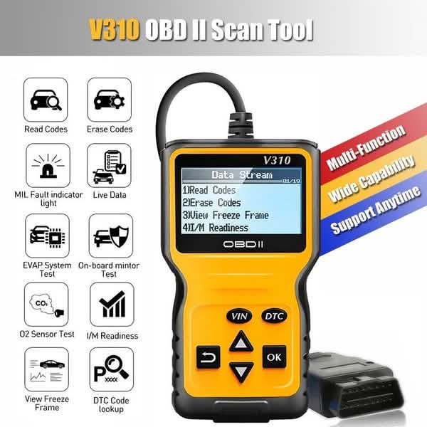 MOTOPOWER MP69033 OBD2 Scanner Universal Car Engine Fault Code Reader DailySale