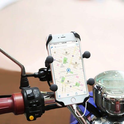 Motorcycle Handlebar Mount Holder with USB Charger DailySale