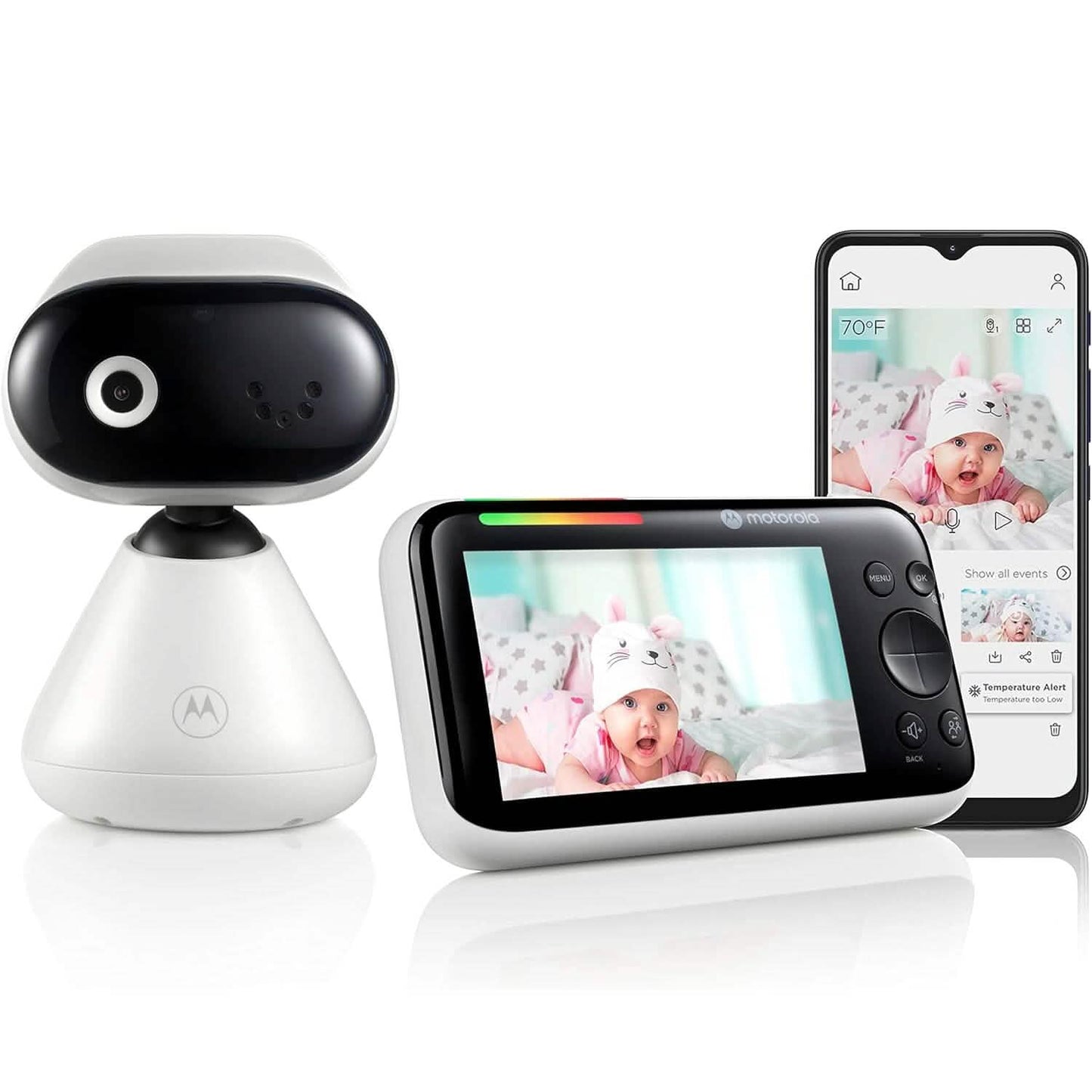 Motorola Baby Monitor PIP1500 Connect - 5" WiFi Video Baby Monitor with Camera  (Refurbished) DailySale