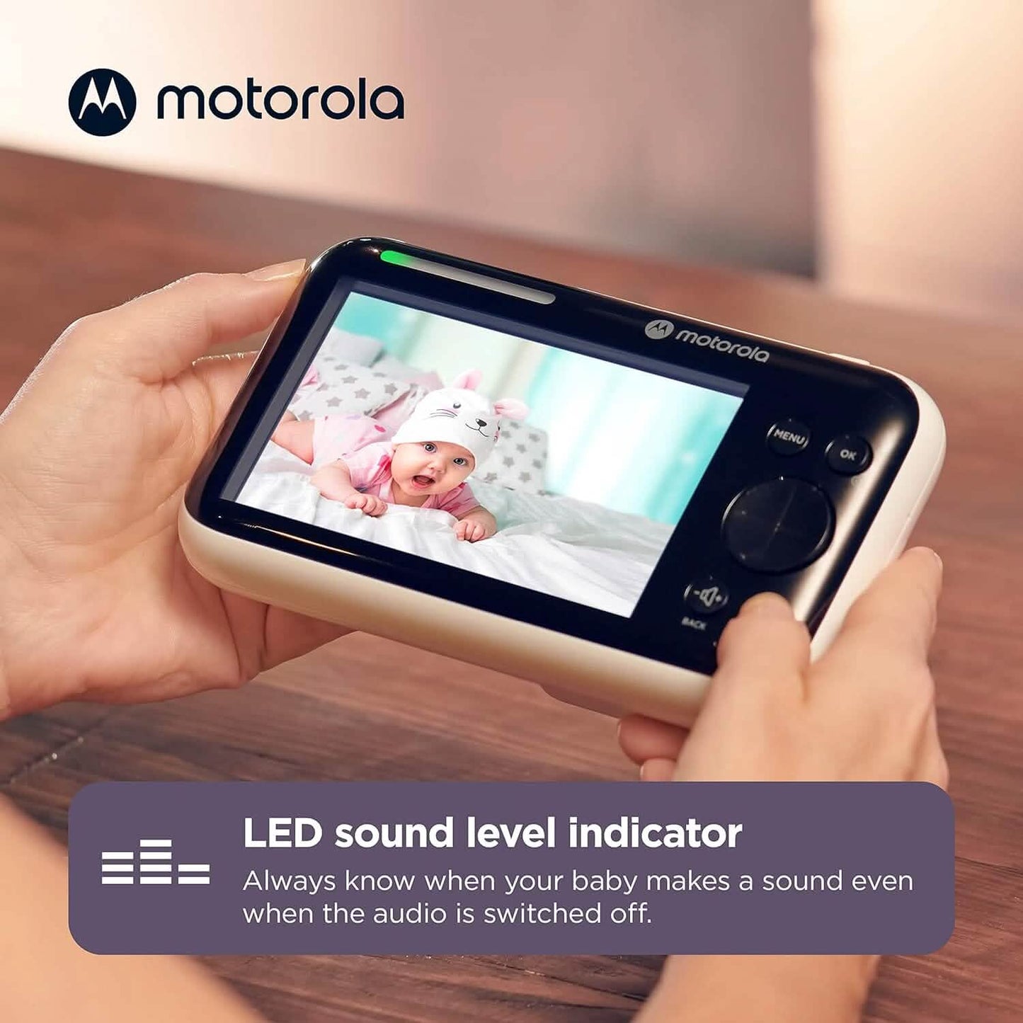 Motorola Baby Monitor PIP1500 Connect - 5" WiFi Video Baby Monitor with Camera  (Refurbished) DailySale