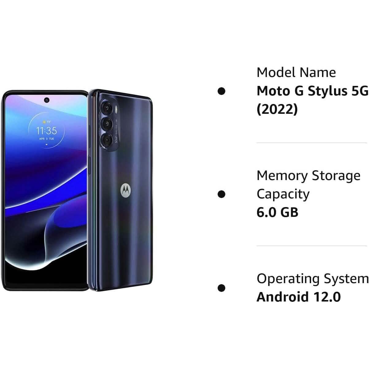 Motorola G Stylus 5G 128GB 2022 5G - Unlocked (Refurbished) DailySale