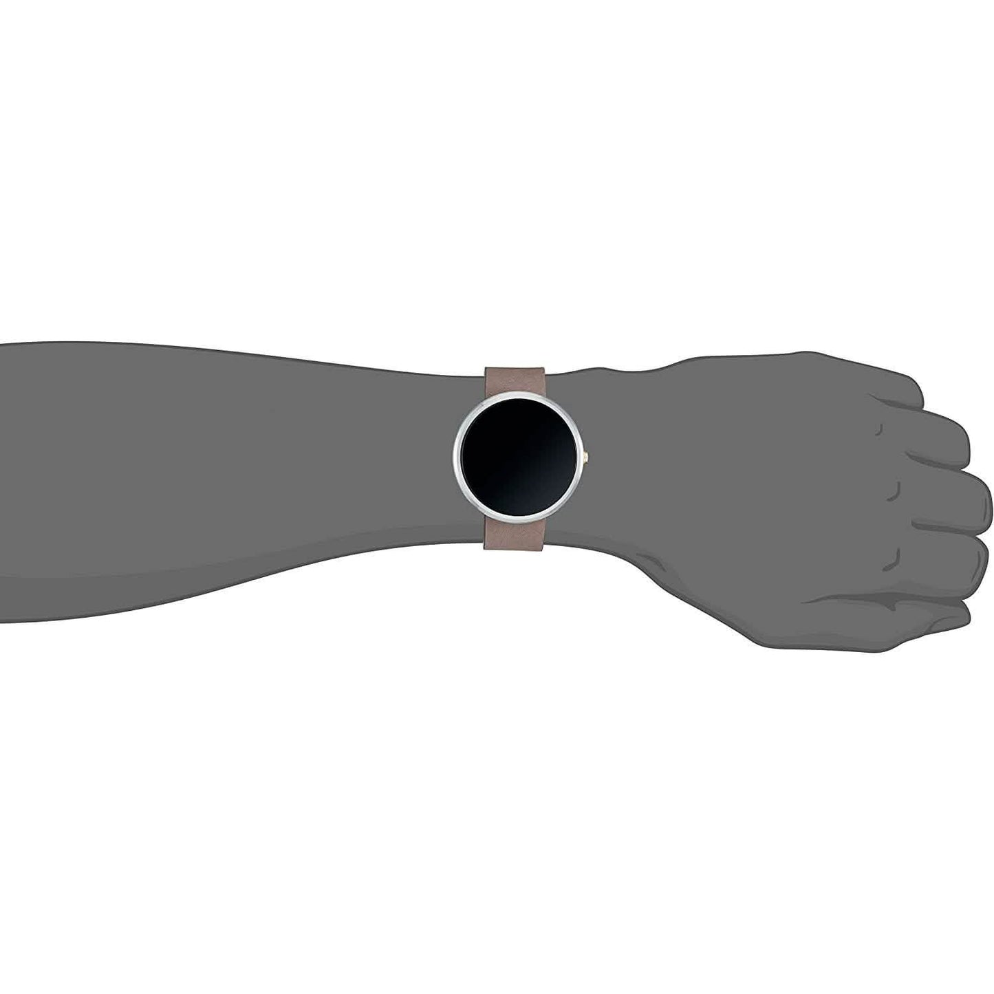 Motorola Moto 360 - Stone Grey Leather Smart Watch DailySale