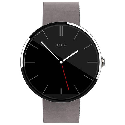 Motorola Moto 360 - Stone Grey Leather Smart Watch DailySale