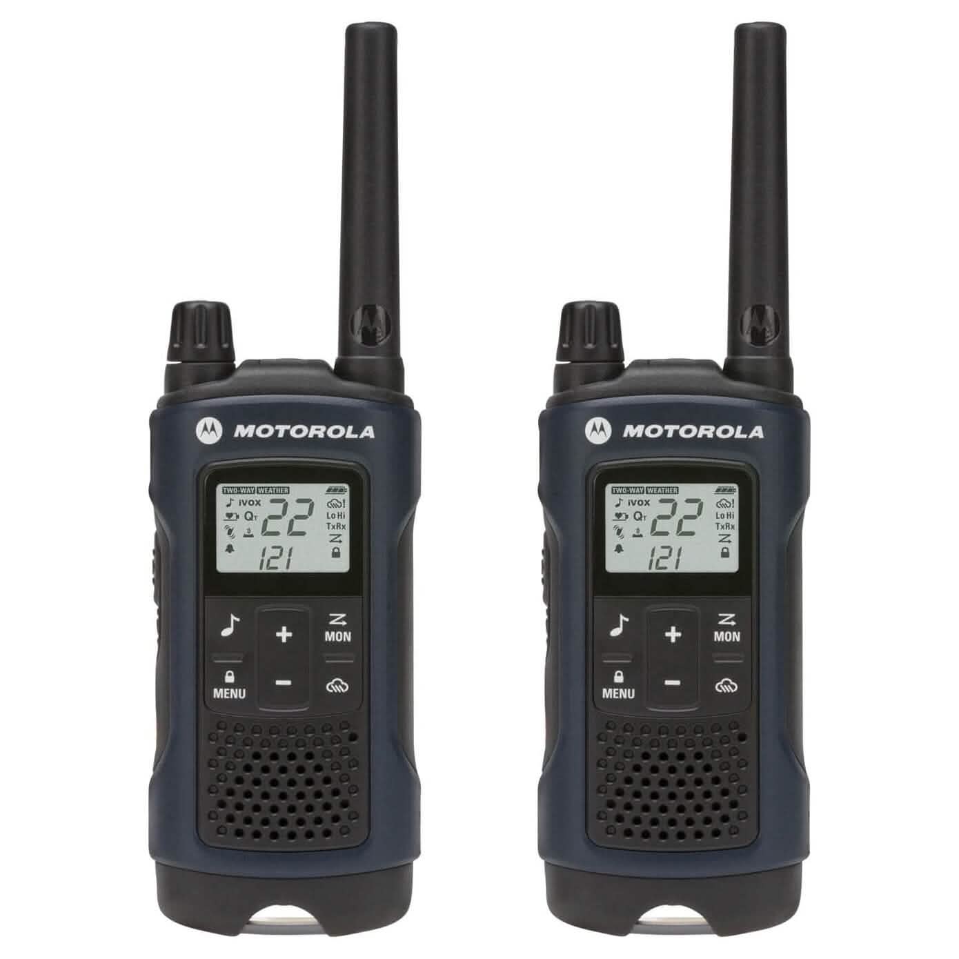 Motorola Solutions Talkabout T460 Rechargeable Two-Way Radio Pair - Dark Blue  (Refurbished) DailySale