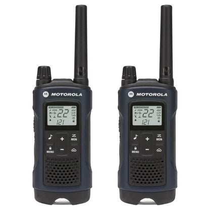 Motorola Solutions Talkabout T460 Rechargeable Two-Way Radio Pair - Dark Blue  (Refurbished) DailySale