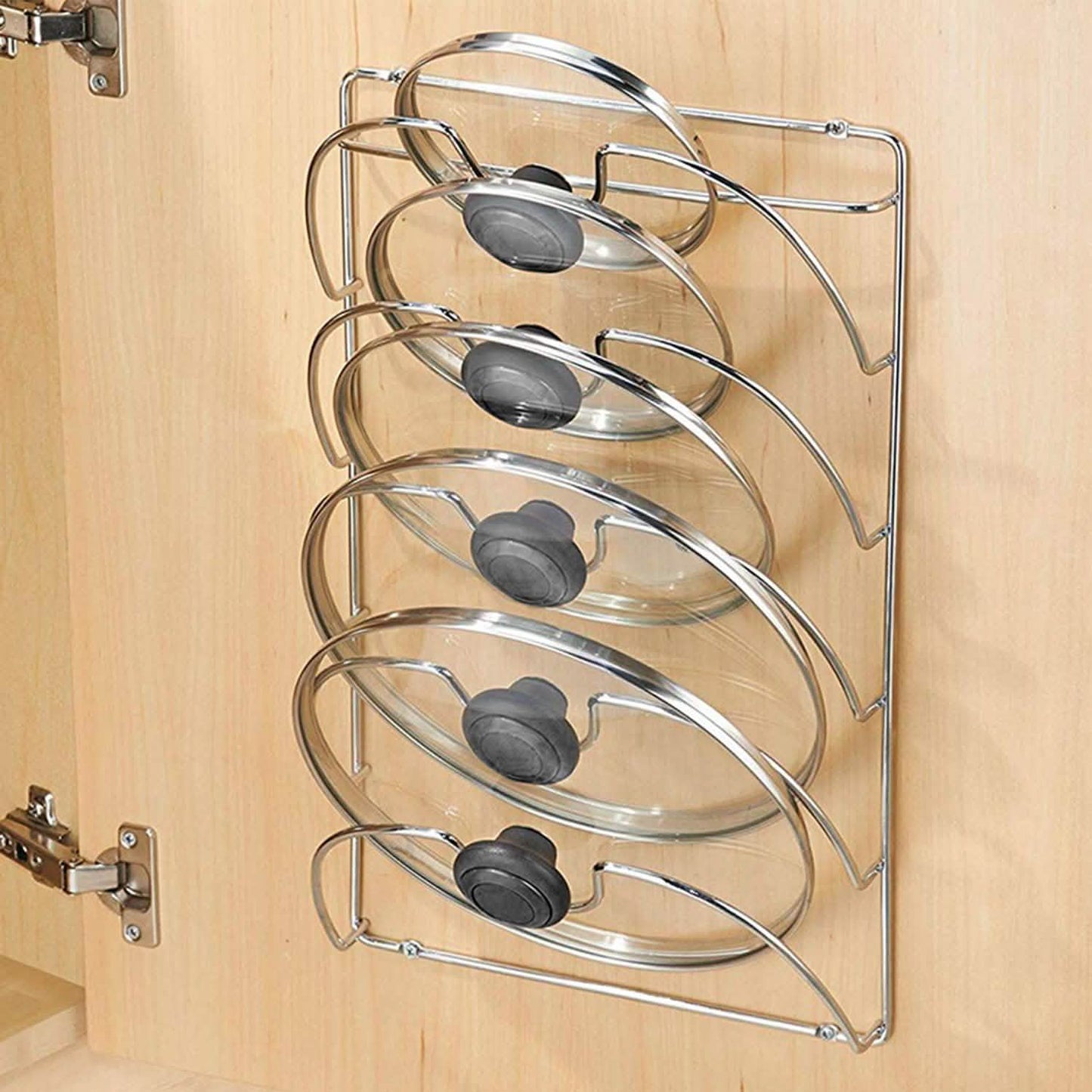 Mounted Pot Lid Rack Pot Cover Organizer DailySale