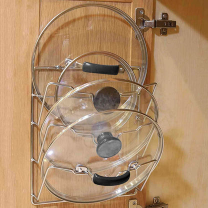 Mounted Pot Lid Rack Pot Cover Organizer DailySale