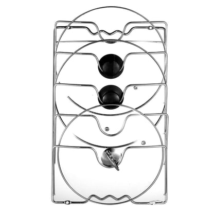 Mounted Pot Lid Rack Pot Cover Organizer DailySale