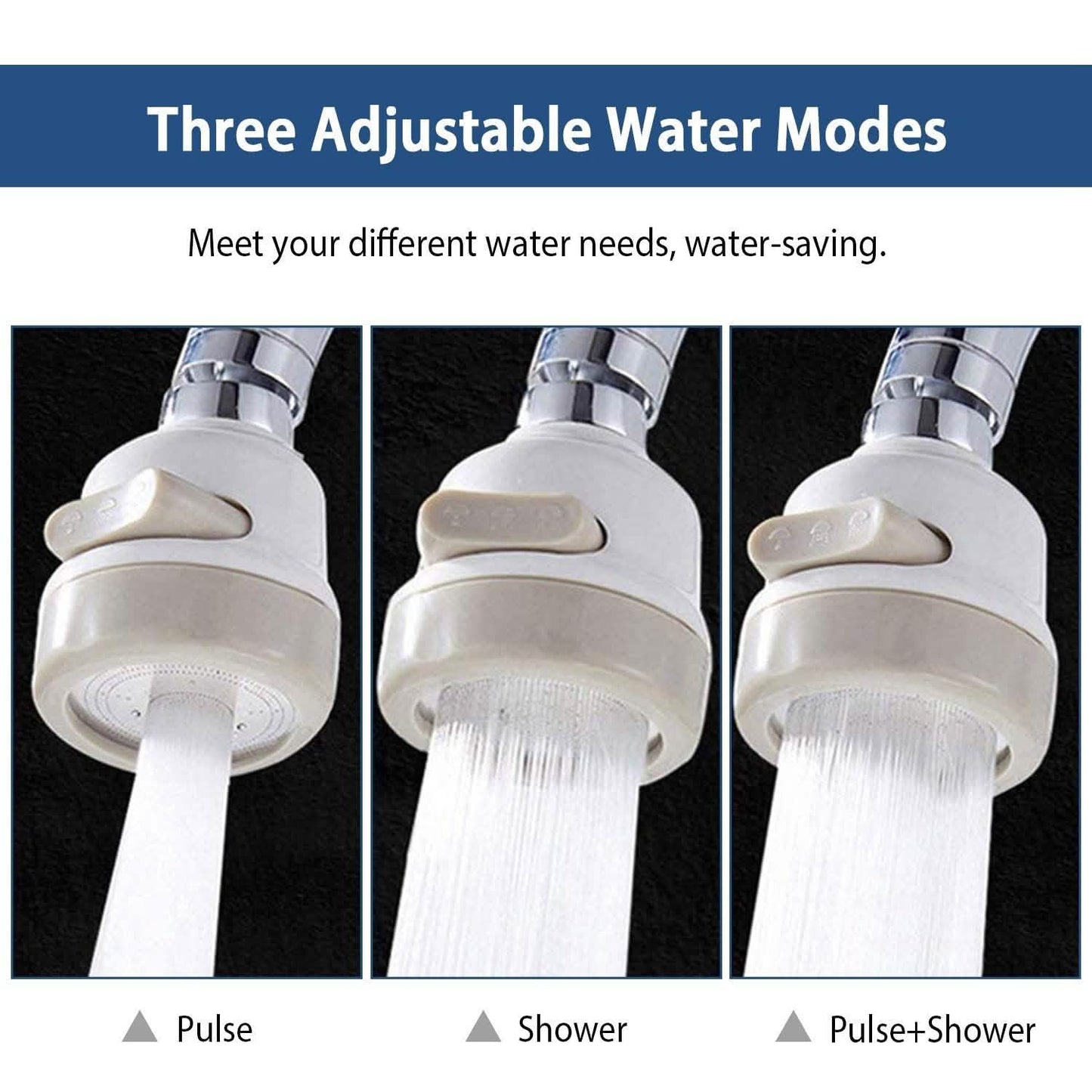 Movable Kitchen Tap Head 360° Rotatable Swivel DailySale