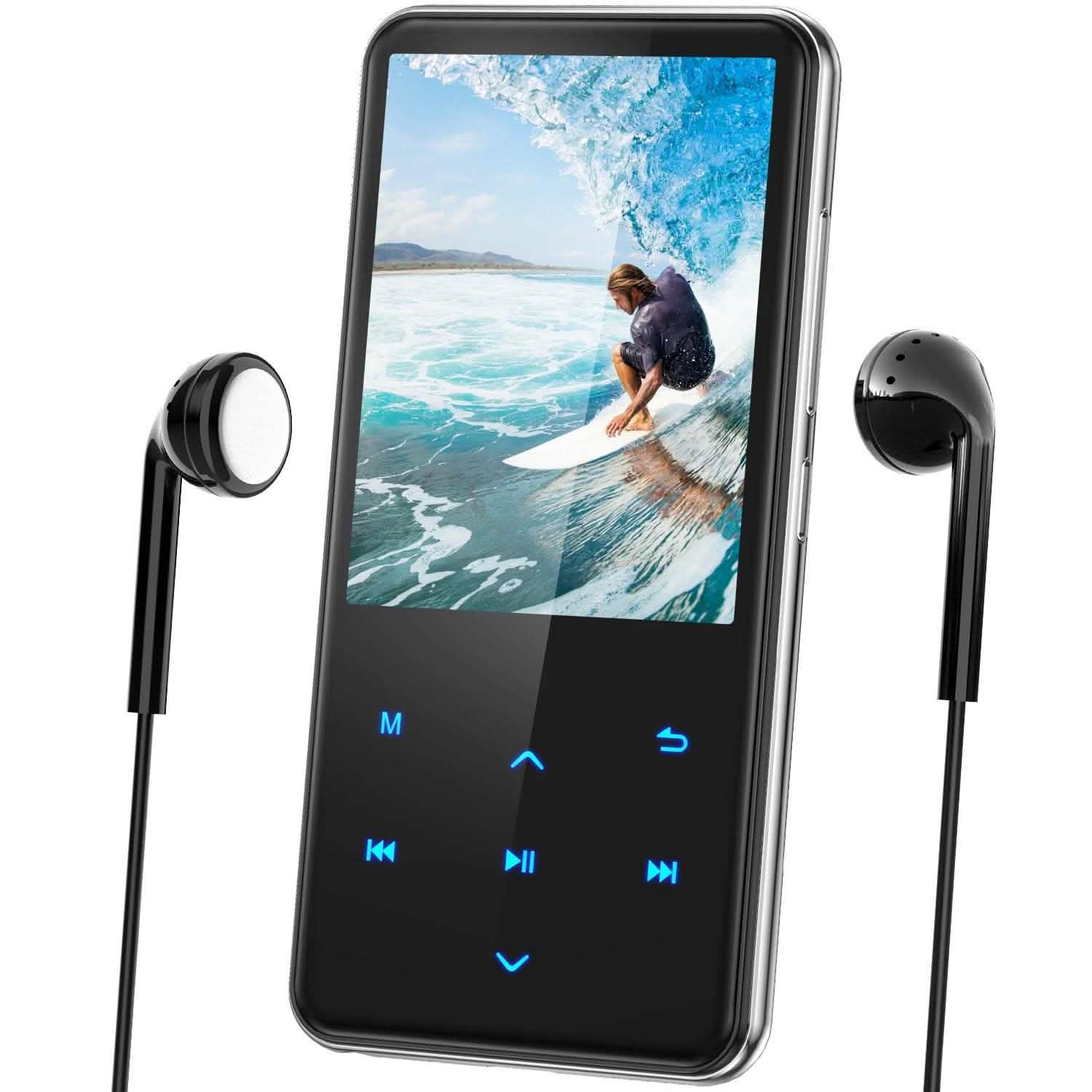 MP3 Player with 2.4in Screen Bluetooth 4.1/16GB/T01 Black DailySale