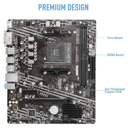 MSI A520M-A PRO Gaming Motherboard  (Refurbished) DailySale