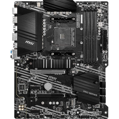 MSI B550-A PRO ProSeries Motherboard (AMD AM4, DDR4, PCIe 4.0, SATA 6Gb/s, M.2, USB 3.2 Gen 2, HDMI/DP, ATX) (Refurbished) DailySale