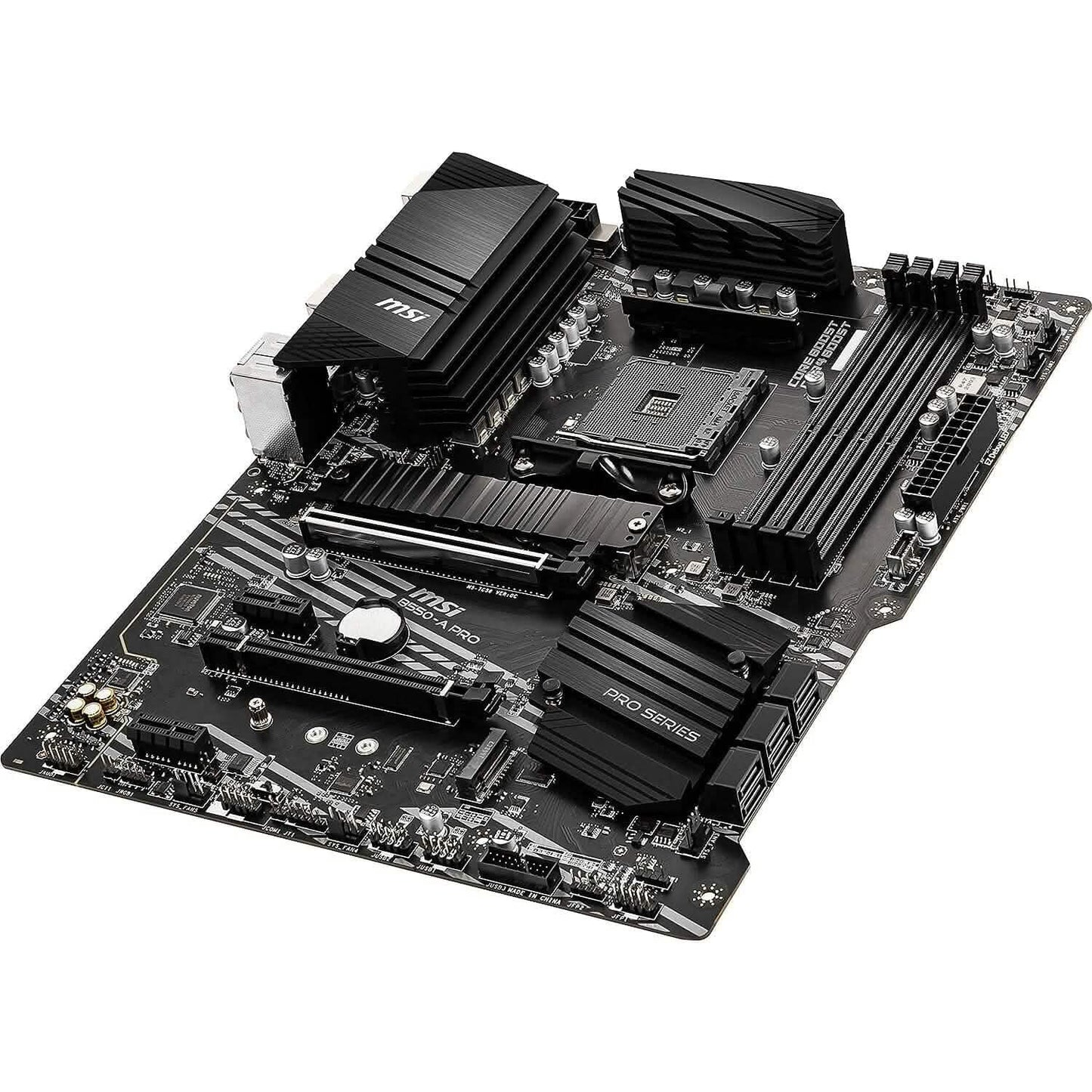 MSI B550-A PRO ProSeries Motherboard (AMD AM4, DDR4, PCIe 4.0, SATA 6Gb/s, M.2, USB 3.2 Gen 2, HDMI/DP, ATX) (Refurbished) DailySale