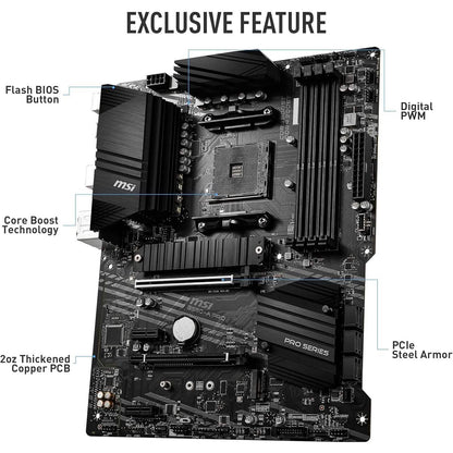 MSI B550-A PRO ProSeries Motherboard (Refurbished) DailySale
