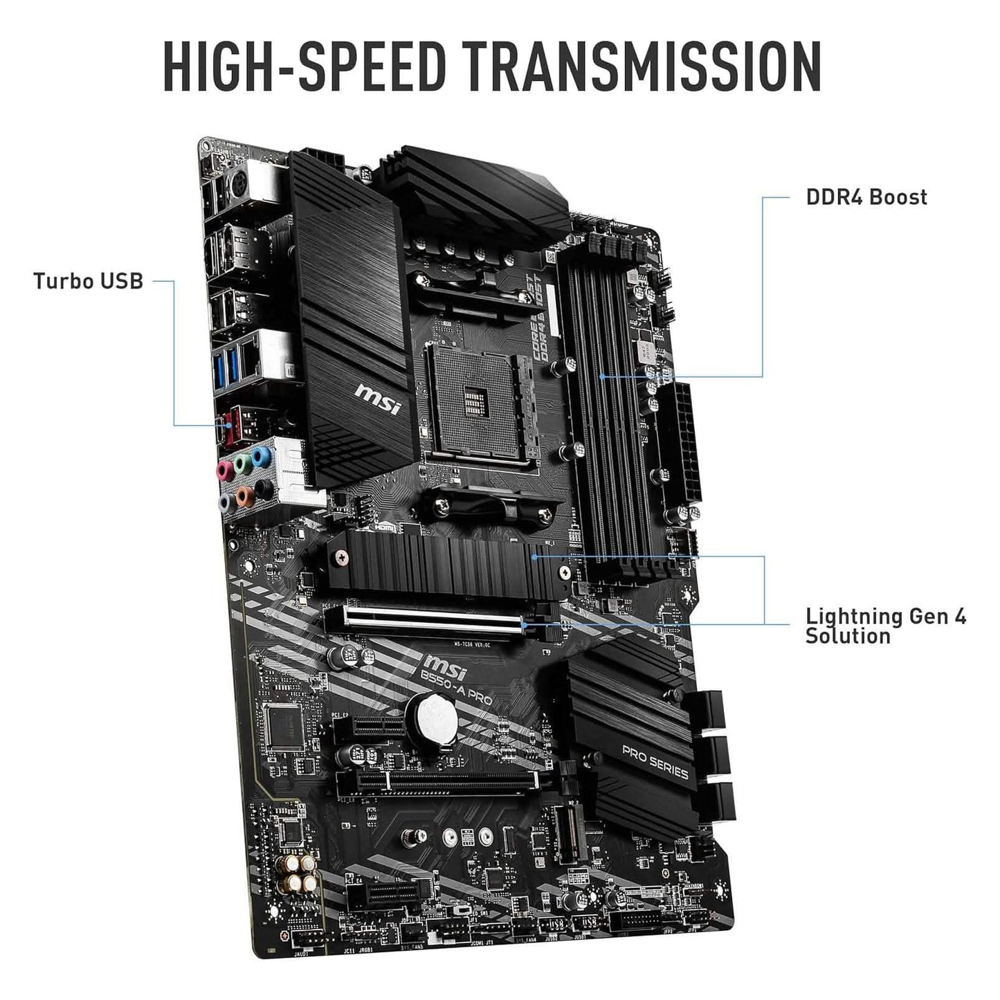 MSI B550-A PRO ProSeries Motherboard (Refurbished) DailySale
