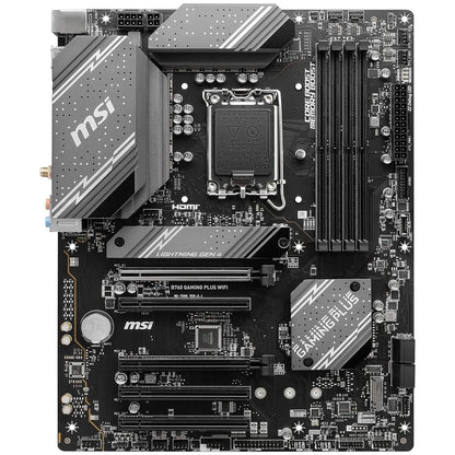 MSI B760 Gaming Plus WiFi Gaming Motherboard (Supports 12th/13th Gen Intel Processors, LGA 1700, DDR5, PCIe 4.0, M.2, 2.5Gbps LAN, USB 3.2 Gen2, Wi-Fi 6E, ATX) (Refurbished) DailySale