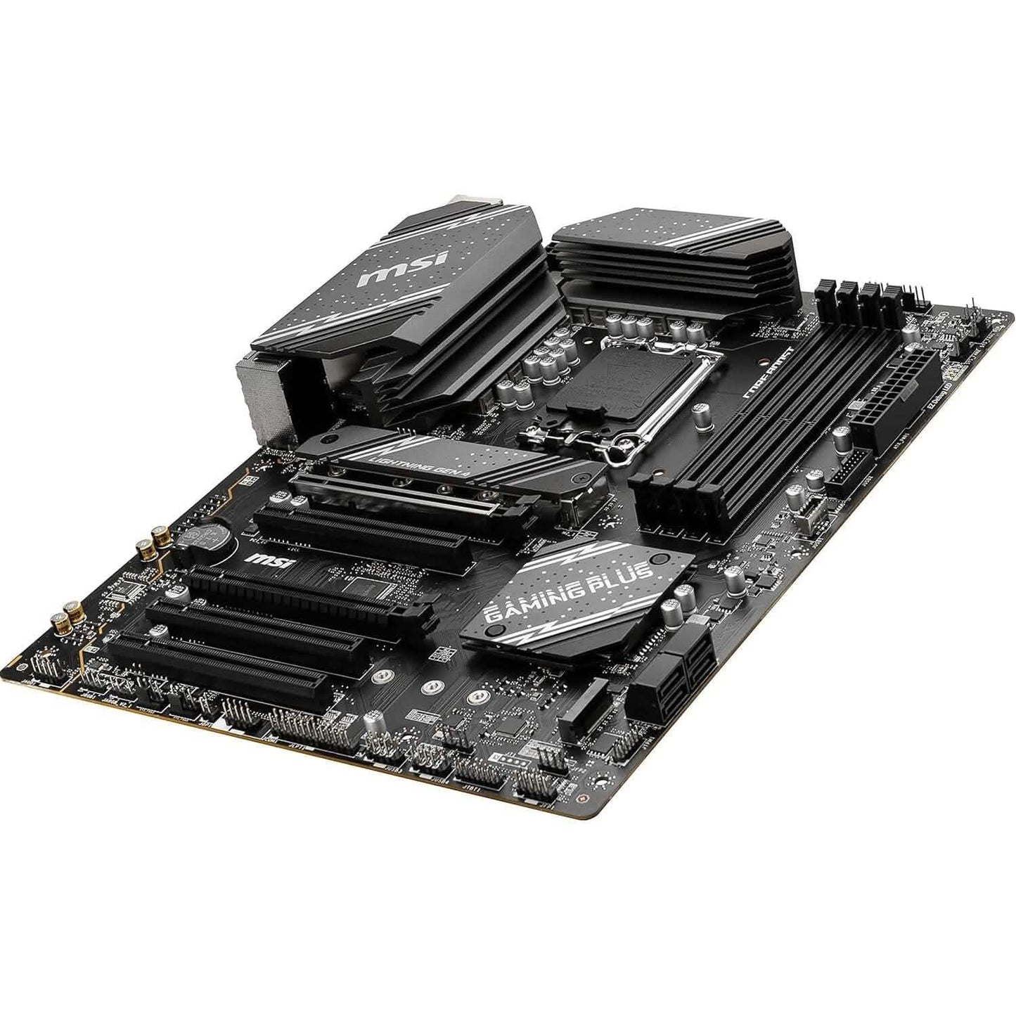MSI B760 Gaming Plus WiFi Gaming Motherboard (Supports 12th/13th Gen Intel Processors, LGA 1700, DDR5, PCIe 4.0, M.2, 2.5Gbps LAN, USB 3.2 Gen2, Wi-Fi 6E, ATX) (Refurbished) DailySale