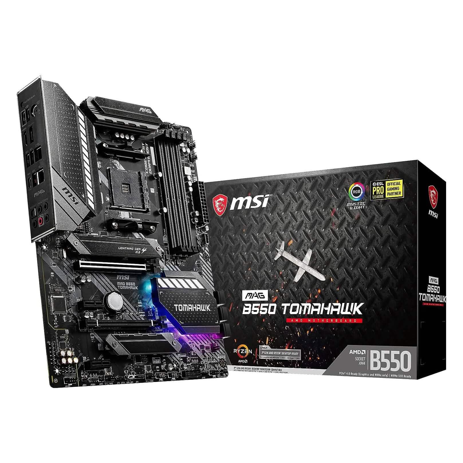 MSI MAG B550 Tomahawk Gaming Motherboard (Refurbished) DailySale